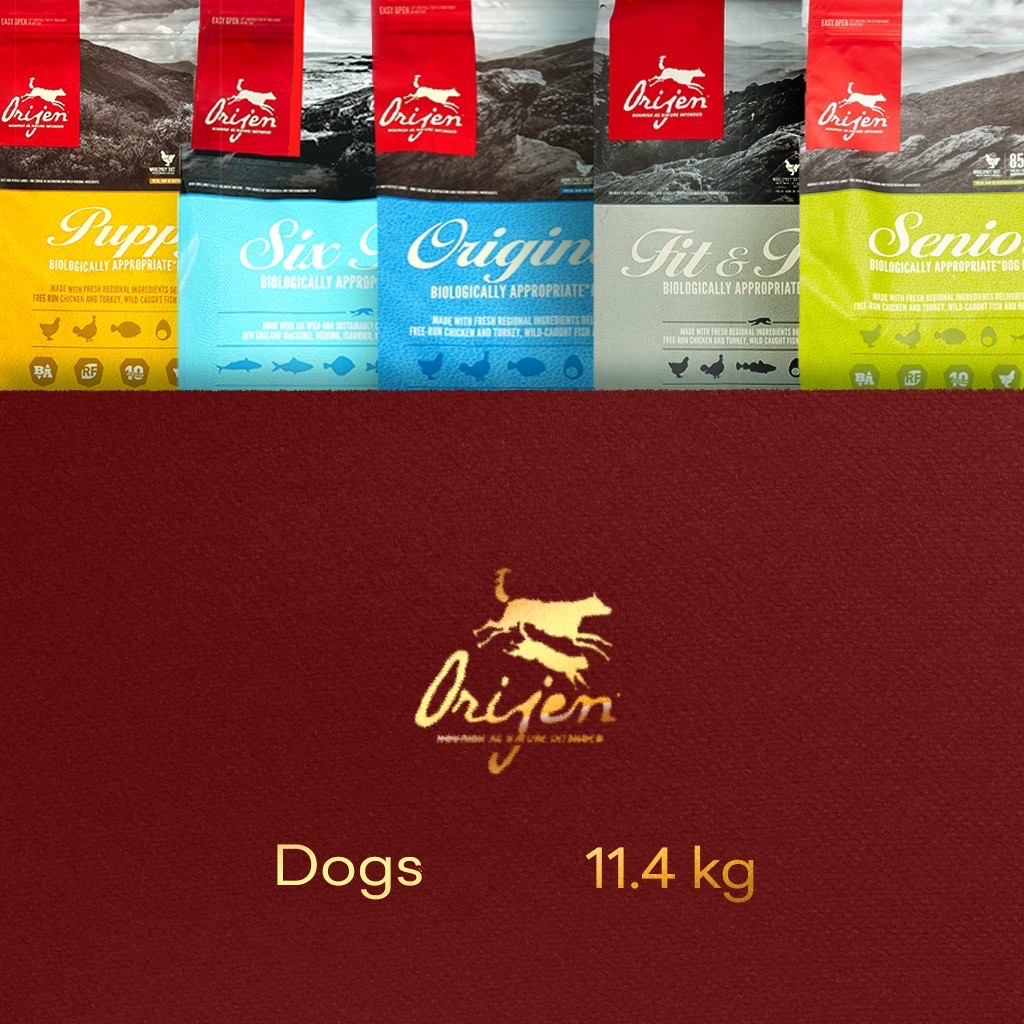 Orijen 11.4 kg sixfish, fit & trim, Original, senior, puppy