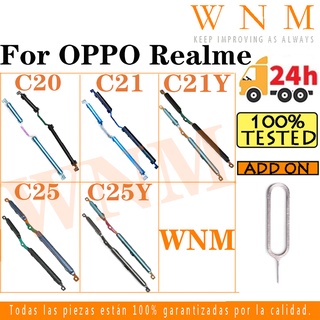 ปุ่มกดเปิดปิด ด้านข้าง และปุ่มปรับระดับเสียง แบบเปลี่ยน สําหรับ OPPO Realme C20 C21 C21Y C25 C25Y