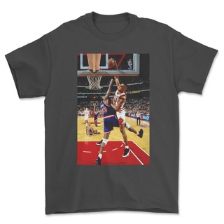 เสื้อยืด พิมพ์ลาย Scottie Pippen Dunk Patrick Ewing Michael Jordan สไตล์ฮาโลวีน