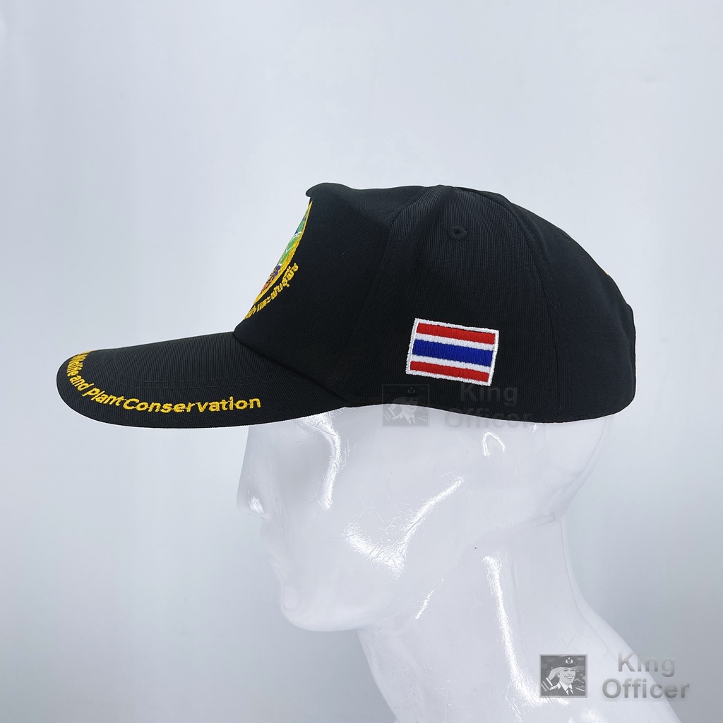 หมวกกรมอุทยาน สีดำ ปัก โลโก้ กรมอุทยานแห่งชาติ สัตว์ป่าและพันธุ์พืช ธงชาติ DNP ราคา ถูกที่สุด ดีลบีเคเค แกลเลอรีภาพที่ 6