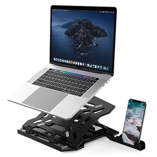 Laptop Stand with Phone Holder Portable 2 IN 1 360° adjustable Laptop Holder Desktop Laptop bracket