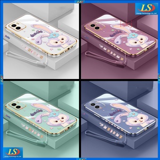 เคส Vivo Y15S เคส Vivo Y01 เคส Vivo Y19 Y20 Y20S Y12S Y12A Y72 5G Y52 5G Y50 Y30 Y95 Y93 Y91 เคส Vivo Y31 Y17 Y15 Y12 Y21 Y21T T1X Y33S Y33T เคสโทรศัพท์มือถือ ลายการ์ตูนกระต่าย StellaLou TZ