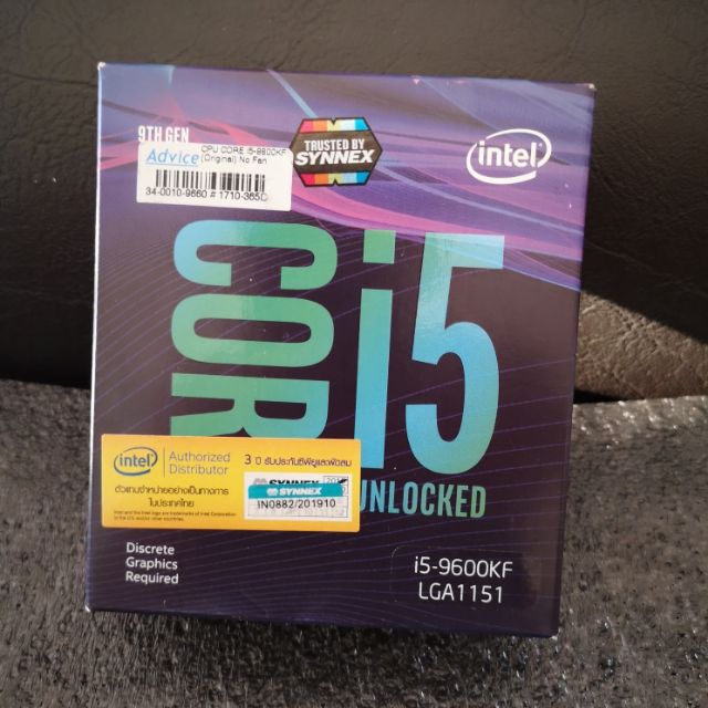 Cpu​ Intel i5​ 9600kf​ ของใหม่มือ1