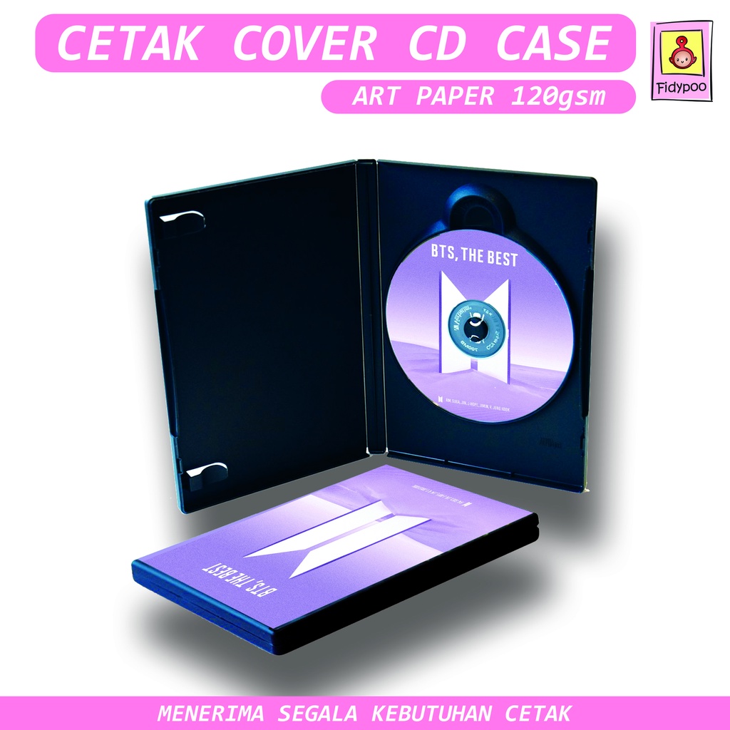PRINT CD CASE COVER / CD CASE / DVD CASE / GET 2 แผ่น