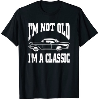 เสื้อยืดโอเวอร์ไซส์เสื้อยืด พิมพ์ลาย Im Not Old Im Clic สไตล์วินเทจS-3XL