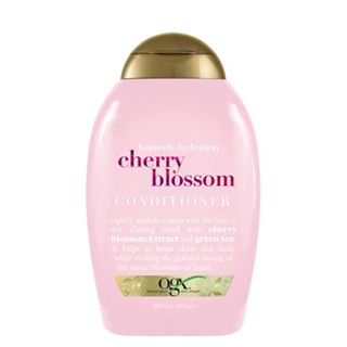 🔥ดีกว่านี้ไม่มีอีกแล้ว!! OGX Cherry Blossoms Conditioner โอจีเอ็กซ์ ครีมนวดผม เฮฟเวนลี่ ไฮเดรชั่น เชอร์รี่บลอสซั่ม 385 ม