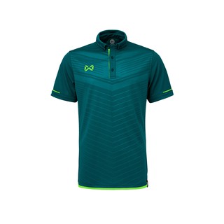 WARRIX SPORT เสื้อโปโลแขนสั้น WA-3318N (IG ฟ้าทะเล-เขียวสะท้อน)