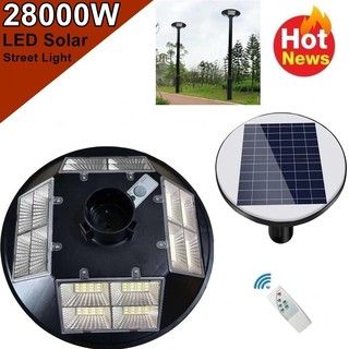 โคมไฟถนน UFO 16 ช่อง LED 20000W - 28000W Square Light  โคมไฟโซลาร์เซลล์ พลังงานแสงอาทิตย์ Solar Street Light