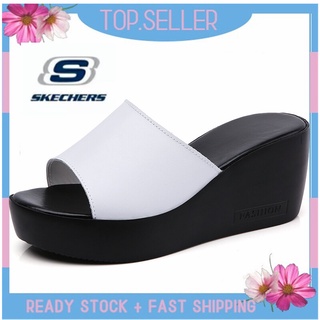 [พร้อมส่ง] *Skechers__go Walk Arch Fit รองเท้าแตะโลฟเฟอร์ ส้นแบน แบบสวม สําหรับผู้หญิง ผู้ชาย