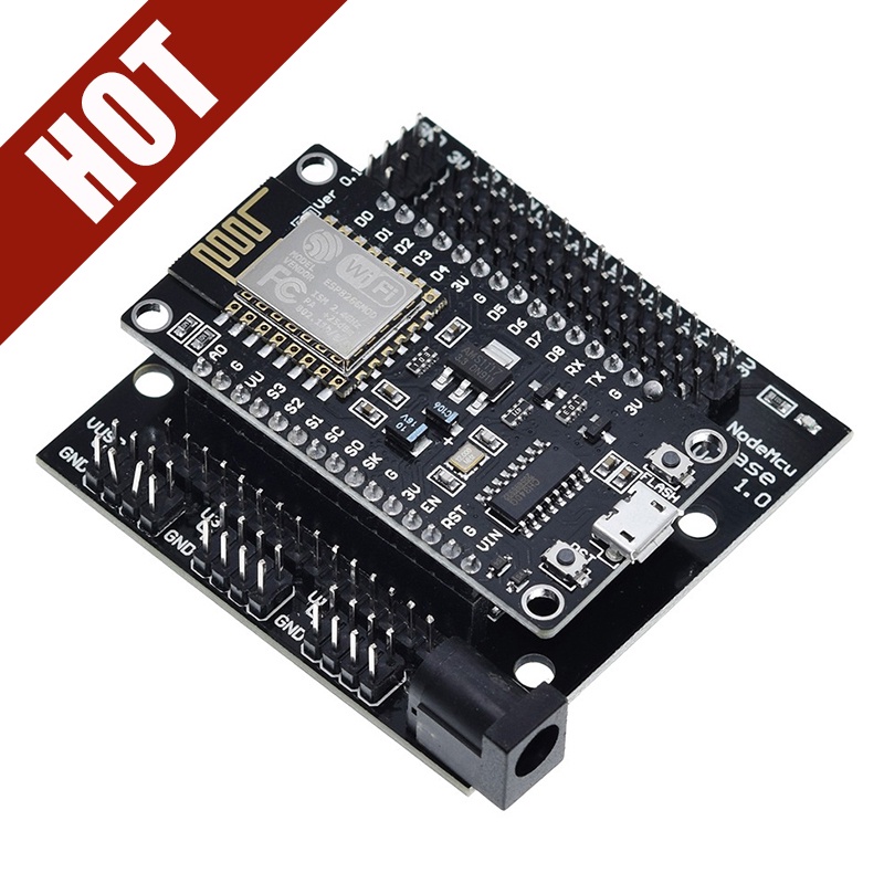 Nodemcu Baseboard + NodeMcu V3 Lua บอร์ดพัฒนา WIFI สําหรับ ESP8266 Serial Wifi โมดูล
