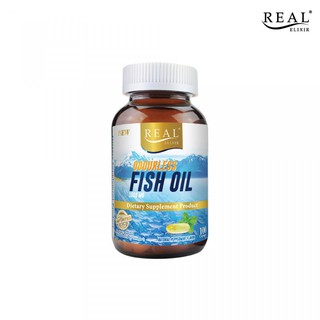 [100 CAP] Real Elixir odourless fish oil กลิ่นเปปเปอร์มิ้นต์ 100แคป