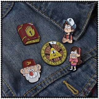 Gravity Falls Series 02 - เข็มกลัดรูปการ์ตูน Mabel Dipper 1 ชิ้นสําหรับติดกระเป๋าเป้สะพายหลัง