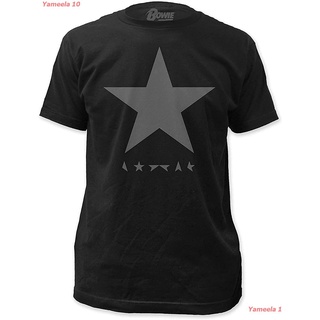 เสื้อยืดผ้าฝ้ายพิมพ์ลายขายดีDavid Bowie Blackstar Fitted Jersey Tee เดวิด โบอี เสื้อพิมพ์ลาย แนวสตรีท ผู้หญิง ผู้ชาย เสื