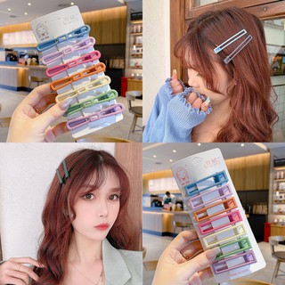 Hairpin Female South Korea New Colorful Simple and Versatile Side Clip Hair Accessories