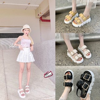 Idoli style รองเท้ารัดส้นส้นตึกแนวเกาหลี พร้อมส่งในไทย
