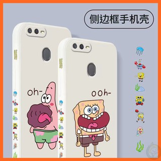 เคส oppo F9 A15S A15 Reno5 PRO Reno6 A3S A31 F11 F9 A5S A7 A12 A9 A5 2020 A53 Realme7 5G R9S SpongeBob เคสมือถือลายการ์ตูน เคส oppo A15S