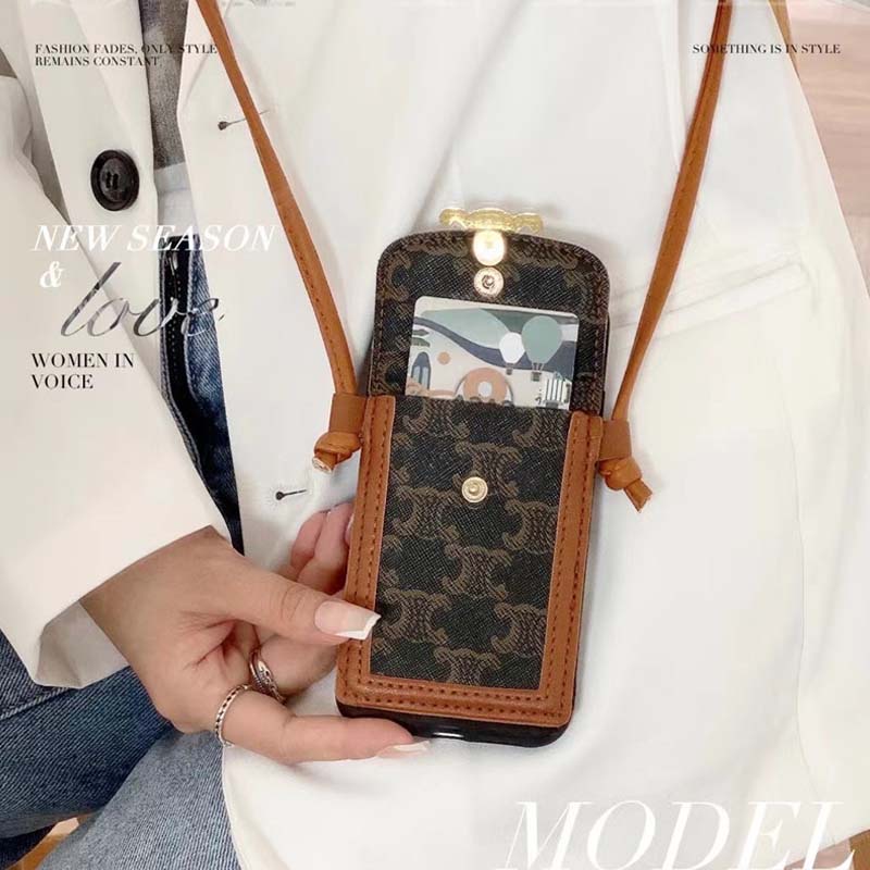 For iPhone 13mini 13Pro 13 13ProMax 12mini 12 12Pro 12ProMax SE 2020 5 5S 11 11Pro 11ProMax 6 6S 7 8 Plus X XS XR XSMax Phone Case Retro Pattern Card Holder Coin Purse TPU Soft Cover กรณีศึกษา #8