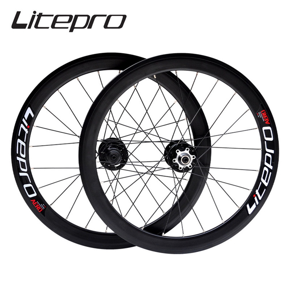 Litepro AERO S42 ชุดล้อจักรยาน โลหะผสม 20 นิ้ว 406 451 ความเร็ว 11 ระดับ 4 แบริ่งซีล