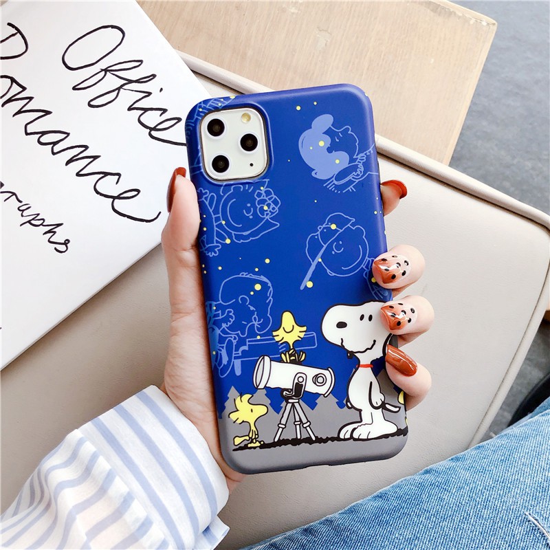 เคส iPhone7/7Plus 8/8Plus X/Xs Xr/Xs Max 11/11Pro/11Pro สนูปปี้ Snoopy