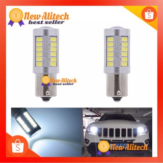 [2pcs] 1156 BA15S 1157 BAY15D PY21W 7507 LED Bulbs For Cars Turn Signal Lights Amber/Orange Lighting 5630 33SMD