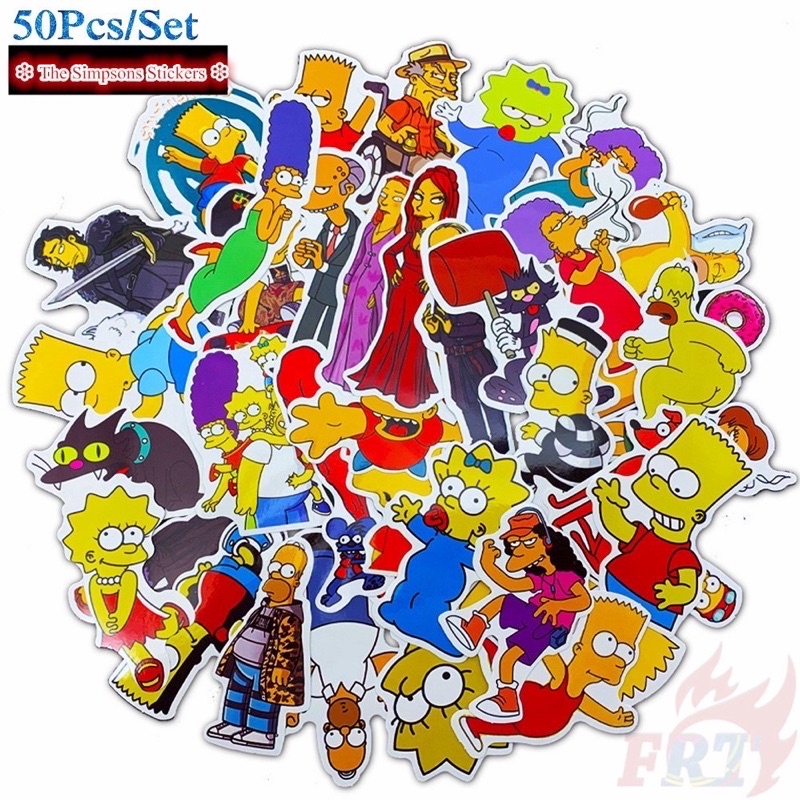 Simson Sticker Set สําหรับกระเป๋าเดินทางโทรศัพท์แล็ปท็อป