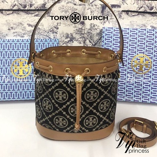 Medium : Tory Burch T Monogram Chenille Bucket Bag