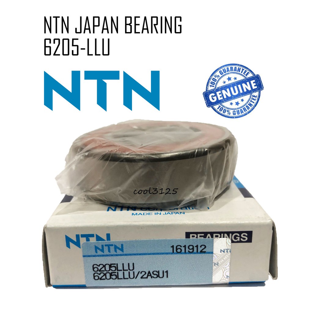 6205 LU NTN JAPAN BEARING 6205-LLU CRANKSHAFT - 100%