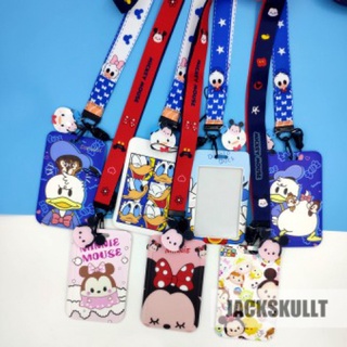 กระเป๋าใส่บัตรลายการ์ตูนน่ารัก Cute Cartoon Pattern Donald Duck Mickey Minnie Super Cute Card Set