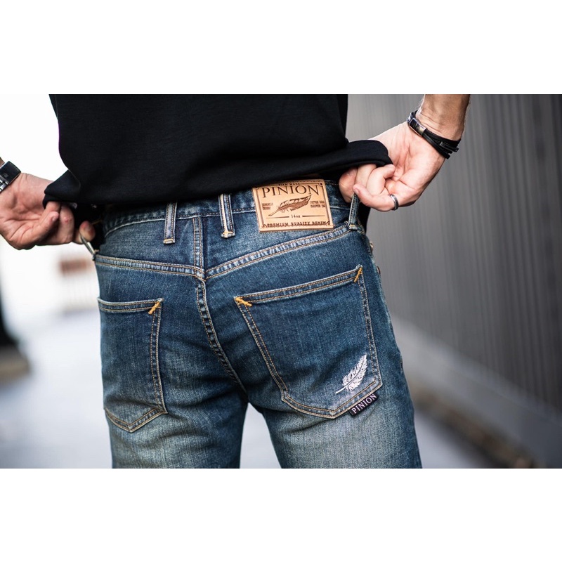 pinion ขาสั้นฟอกบลูใหม่