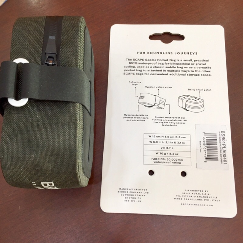 BROOKS ENGLAND: กระเป๋าท้ายอานจักรยาน BROOKS SCAPE SADDLE PORKET BAG ราคา ถูกที่สุด ดีลบีเคเค แกลเลอรีภาพที่ 4