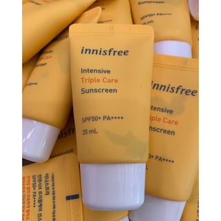 ครีมกันแดดสูตรน้ำ Innisfree Perfect Uv Protection Cream Triple Care Spf50/Pa+++  ค่าส่ง 1 บาท