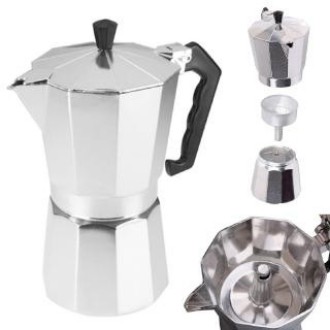 ☕หม้อชงกาแฟ เครื่องชงกาแฟ 150ml/600ml เครื่องชงกาแฟ มอคค่าพอท สำหรับ หม้อต้มกาแฟแบบแรงดัน กาต้มกาแฟสดแบบพกพา Moka Pot