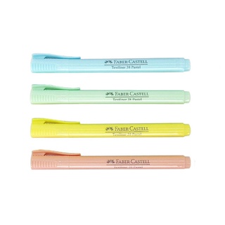 ปากกาไฮไลท์เฟเบอร์ สีพาสเทล HI-LIGHT TEXT LINER 38 PASTEL (4สี)