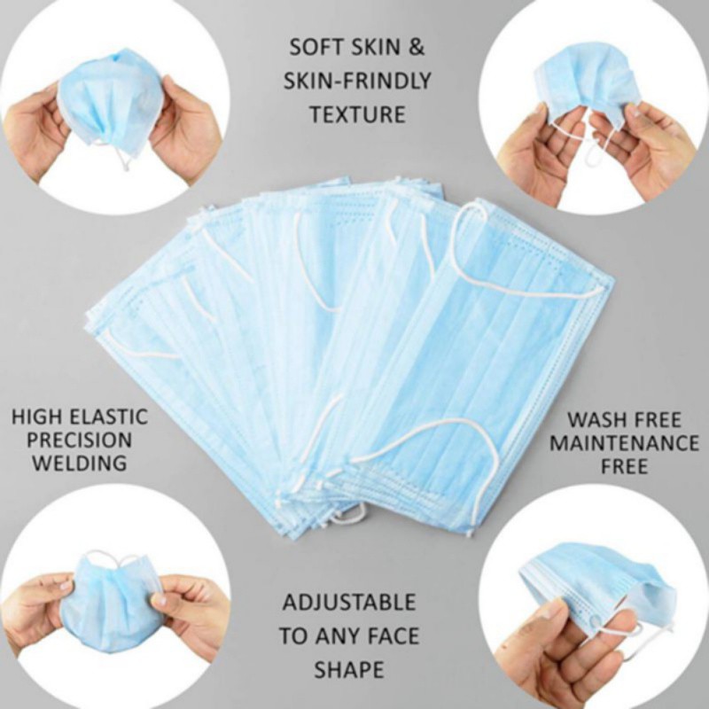 3Layer Masks Anti Dust Breathable Earloop Mouth Face Care Mask