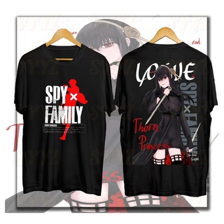 เสื้อยืดสําหรับผู้ชาย✴M.Spy x ครอบครัวเสื้อยืดอะนิเมะเสื้อ Yor Forger คอสเพลย์ Bootleg เสื้อกีฬ 6}x