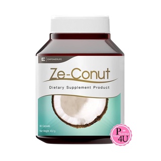 Ze-Conut Ze Conutน้ำมันมะพร้าวสกัดเย็น ขนาด 60 เม็ด