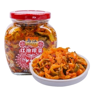 ผักดอง เผ็ดน้อย เพียงเปิดฝาก็พร้อมทาน อร่อยกลมกล่อมทานแล้วจะติดใจ ขนาด 300g 老干妈 红油榨菜 下饭菜