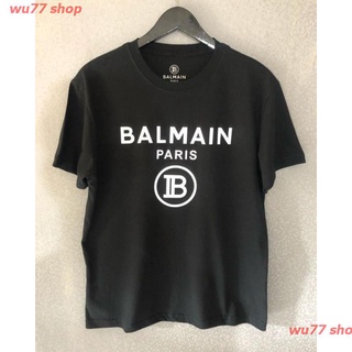 9TPm Premium MIRROR T-SHIRT BALMAIN T-SHIRT 1: 1 LIKE For UNISEX 1: 1 เสื้อยืด ดพิมพ์ลาย ดผ้าเด้ง คอกลม cotton ความนิยม