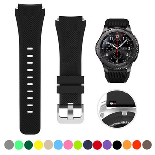 สายนาฬิกาข้อมือซิลิโคน 20 มม. 22 มม. แบบเปลี่ยน สําหรับ Samsung Galaxy Active Watch 2 40 มม. 44 มม. Galaxy Watch 42 มม. Gear S2