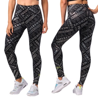 Zumba Happy High Waisted Ankle Leggings (เลกกิ้งออกกำลังกายซุมบ้า)