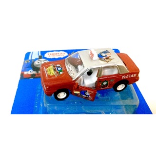 รถ  THOMAS TAXI เปิดประตูได้ รถโลหะ ล้อยาง มีลาน ลิขสิทธิ์แท้