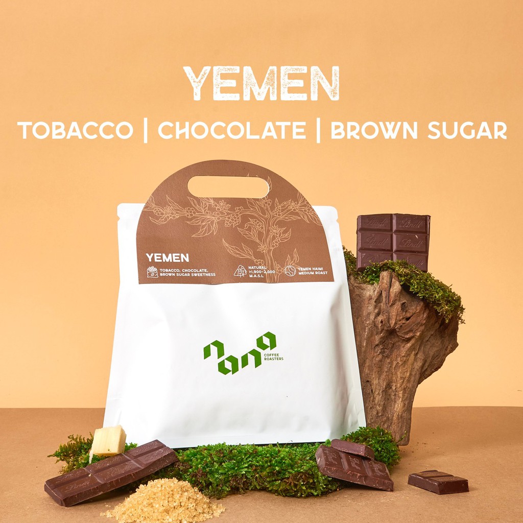 Nana Coffee Roasters เมล็ดกาแฟ คั่วอ่อน - Yemen Haimi 100g