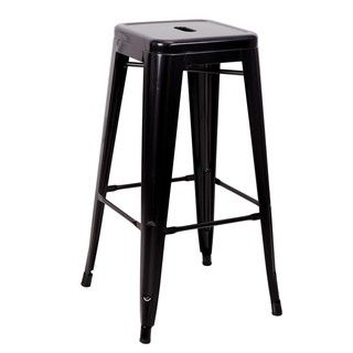 เก้าอี้บาร์สตูลเหล็ก สีดำเงา เฟอร์อินเทรน ST05B Steel stool bar, shiny black. Trendy fir ST05B