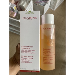 โทนเนอร์ ผิวแห้ง Clarins Loning Lotion 200 ml สคบแท้❤️✅