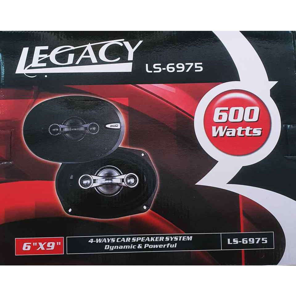 ลำโพง 6x9 600W ยี้ห้อ LEGACY แบบ 3 ทาง ลำโพงรถยนต์ 3 way 600 W (2 ดอก)