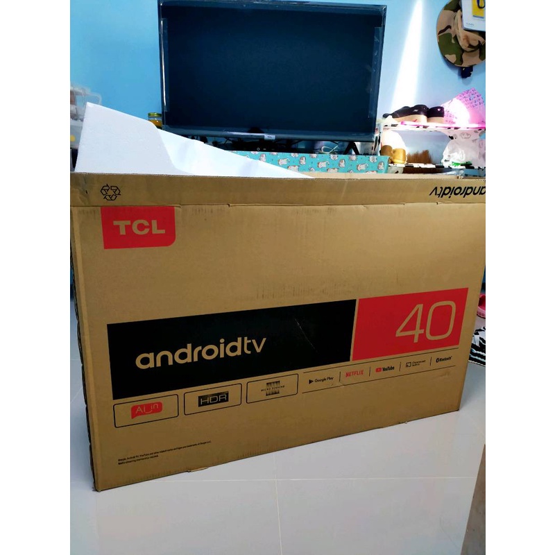 TCL ทีวี 40 นิ้ว Android11 TV Full HD Wifi Youtube Nexflix+FreeVoiceSearchremote (รุ่น LED40S6500