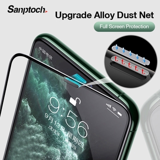 Sanptoch ป้องกันฝุ่นแบบเต็มหน้าจอสำหรับ iPhone 11 / 12 / 13 Pro Max / 13 Mini กระจกเทมเปอร์สำหรับ iPhone X Xs Max XR ป้องกัน Film