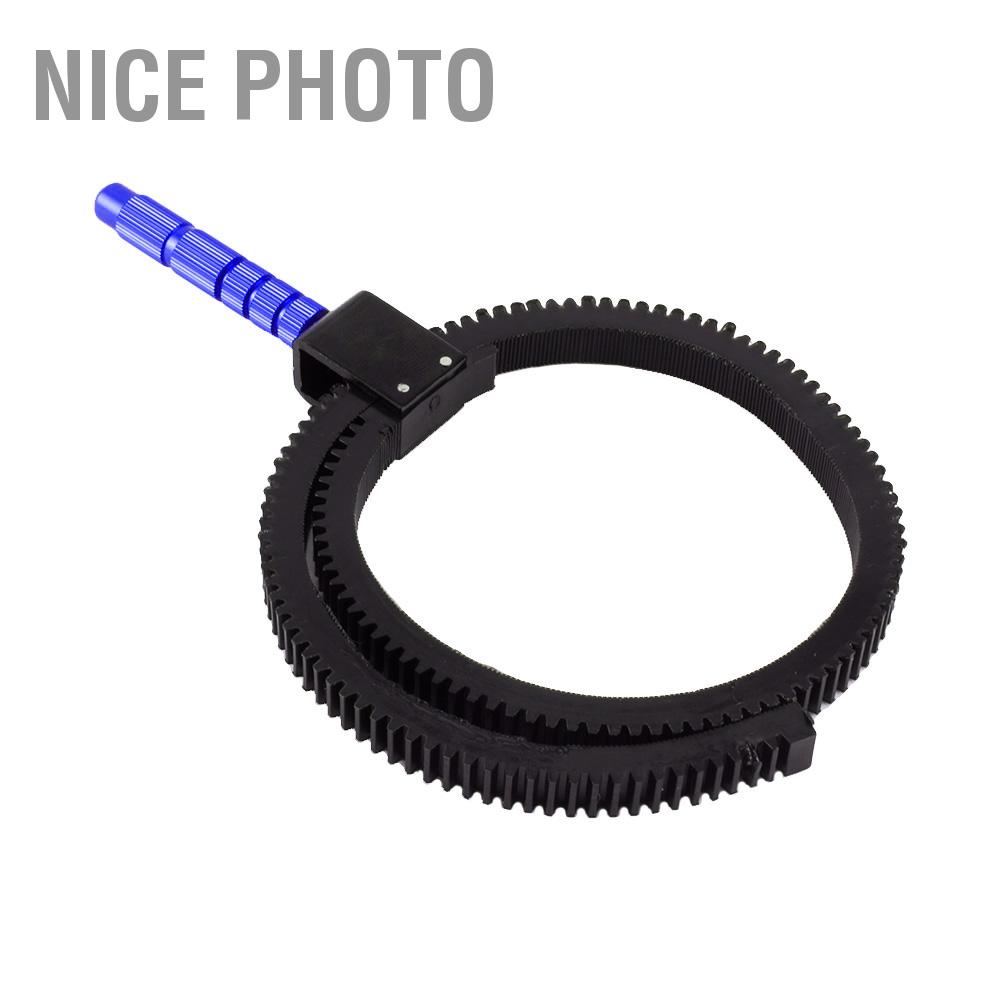 Nice photo Adjustable Manual Flexible Gear Ring Belt for DSLR Camera Follow Focus Zoom Lens