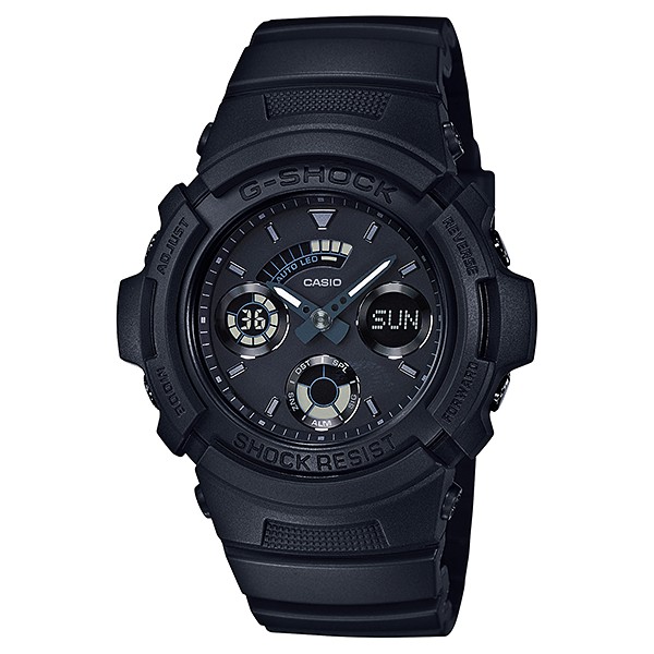 นาฬิกา Casio G-Shock Limited Black Out Basic series รุ่น AW-591BB-1A ของแท้ รับประกัน1ปี