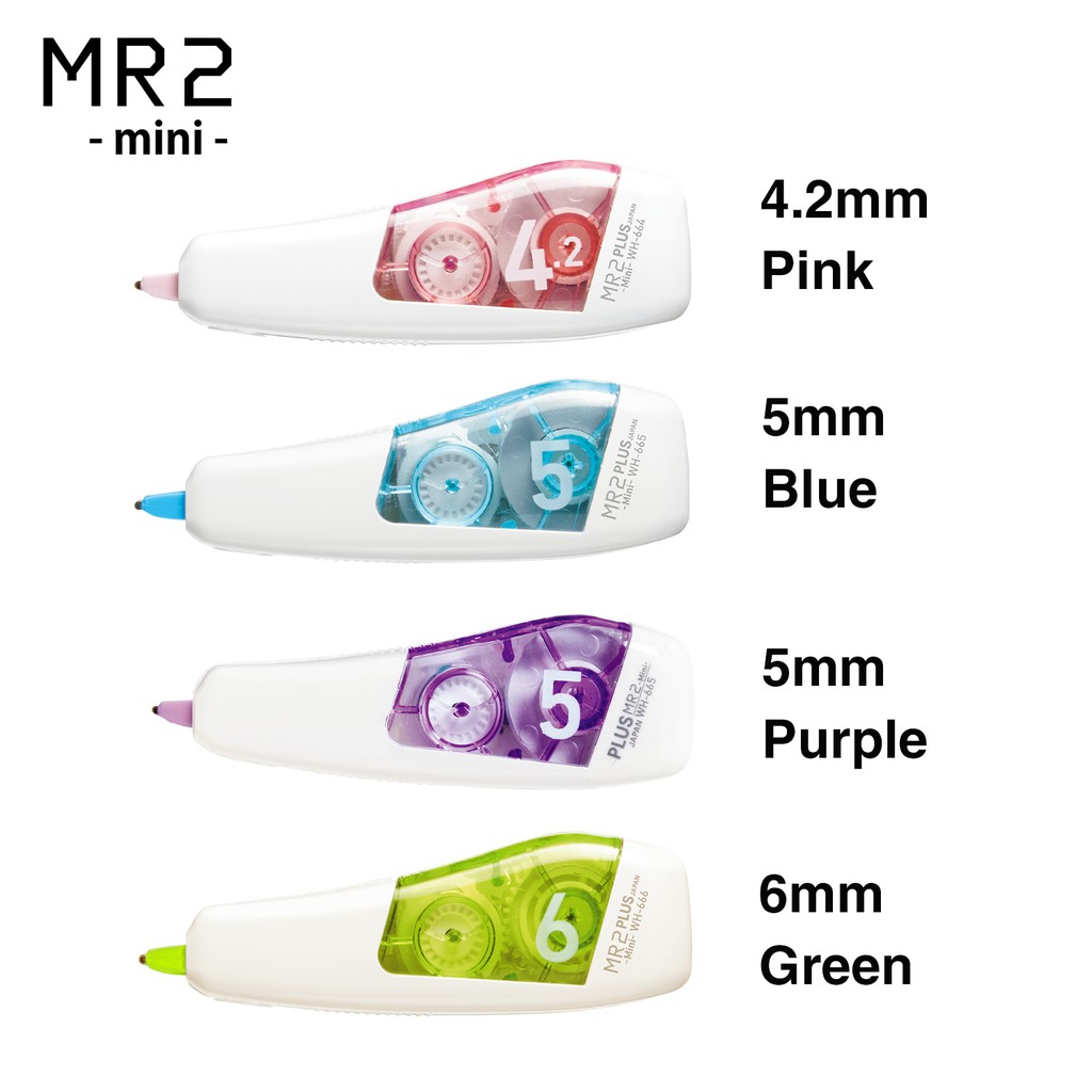 PLUSWhiper MR2 Mini Correction Tape WH664 / WH665 / WH665 LPU / WH666